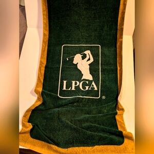 Vintage LPGA super soft Beach Towel. Golf